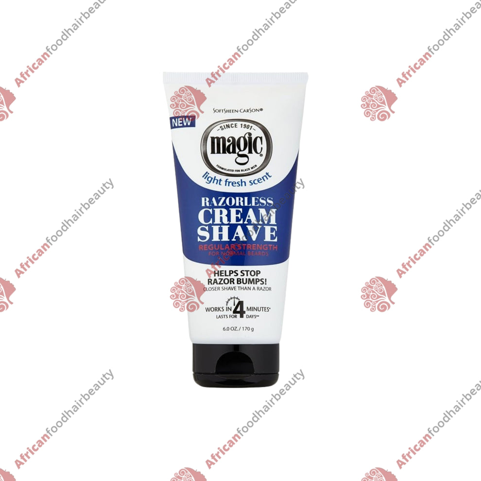 Magic razorless cream shave regular strength 6oz
