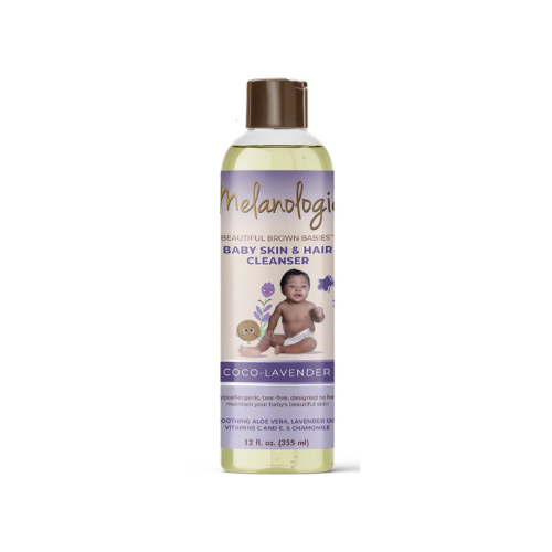 Melanologie Baby Skin & Hair Cleanser 12oz - africanfoodhairbeauty