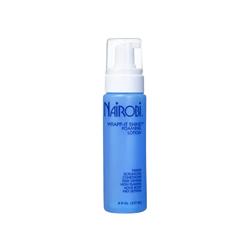 Nairobi Wrapp It Shine Foaming Mousse 8oz - africanfoodhairbeauty