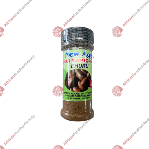 New Age Ehuru  Powder (African nutmeg) 70g - africanfoodhairbeauty