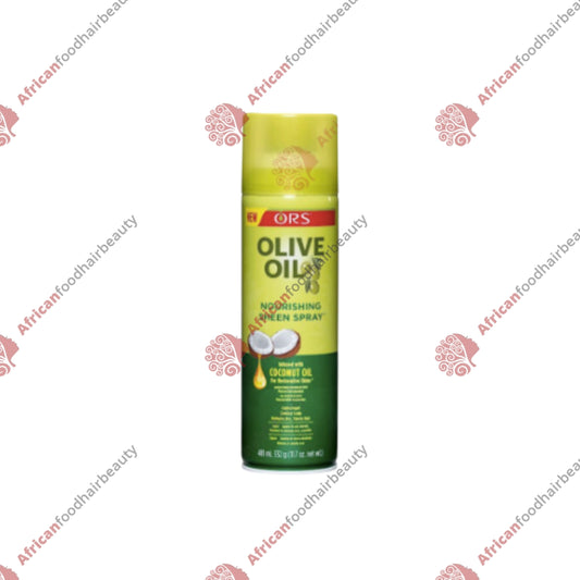 ORS Olive Oil Sheen Spray 11.7oz - africanfoodhairbeauty