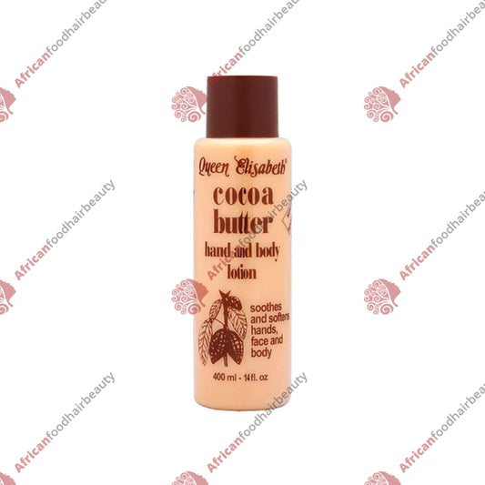 Queen Elisabeth Cocoa Butter Hand and Body Lotion 400ml