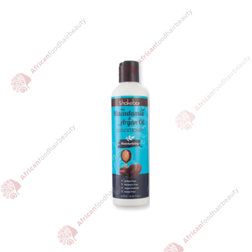 Shakebar Macadamia & Argan Oil Conditioner 8.45oz- africanfoodhairbeauty