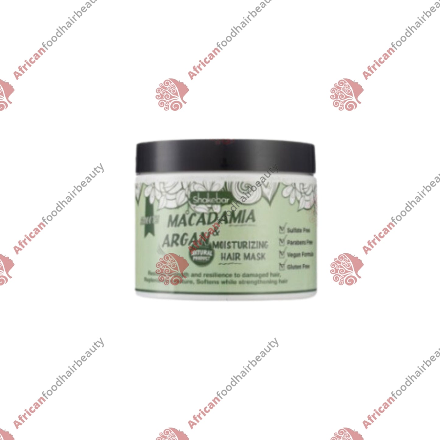 Shakebar Macadamia & Argan Moisturizing Hair Mask 9.46oz