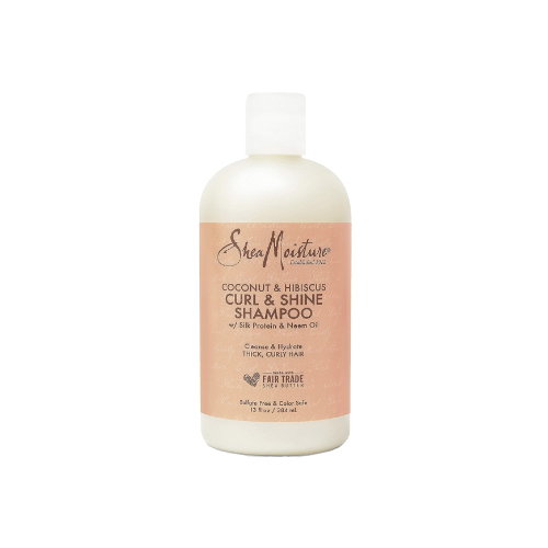 Shea Moisture Cococnut & Hibiscus Curl & Shine Shampoo 13oz - africanfoodhairbeauty