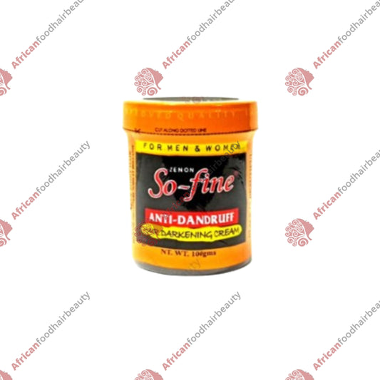 So-fine anti-dandruff hair darkening cream