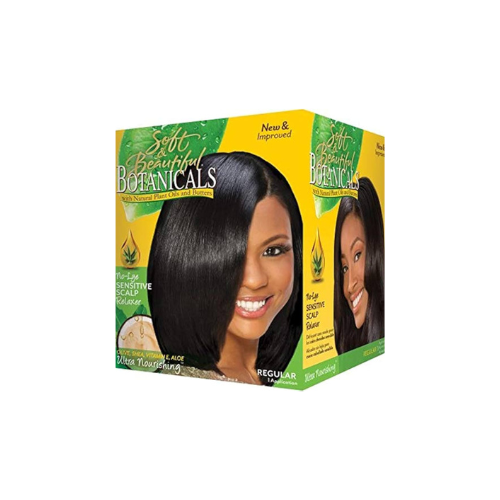 Soft & Beautiful Botanicals No-Lye Sensitive Scalp Relaxer Regular - africanfoodhairbeauty