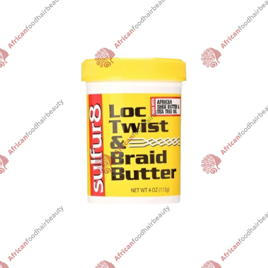 Sulfur 8 Loc Twist & Braid Butter 4oz