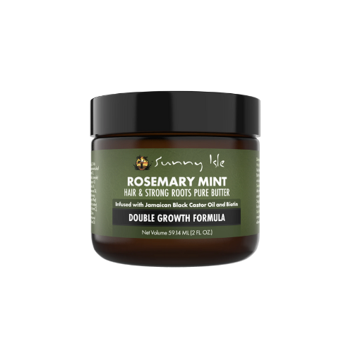 Sunny Isle Rosemary Mint Hair & Strong Roots Pure Butter 2oz - africanfoodhairbeauty