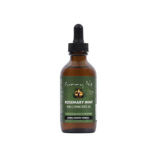 Sunny Isle Rosemary Mint Hair & Strong Roots Oil 3oz - africanfoodhairbeauty