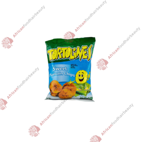 Tortolines sweet plantain chips 2.5oz - africanfoodhairbeauty