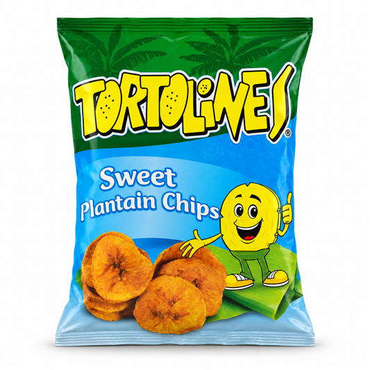 Tortolines sweet plantain chips 2.5oz