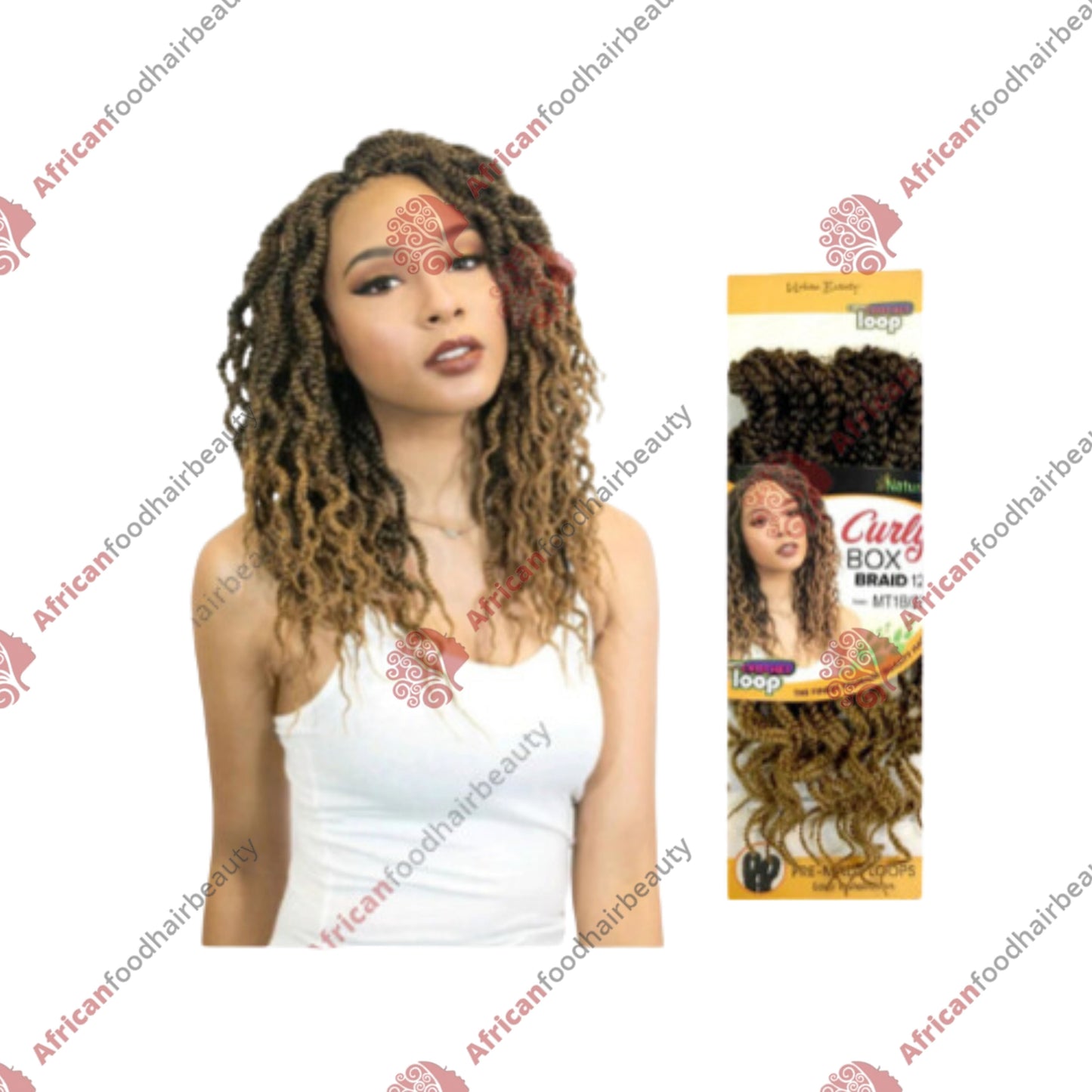 Urban Beauty Curly box braid 12"