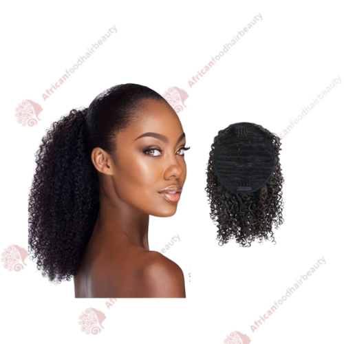Kinky Curly Ponytail 8" - africanfoodhairbeauty
