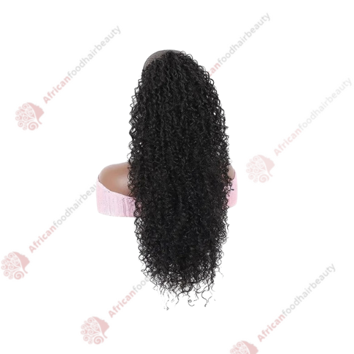 Kinky Curly Ponytail 20" - africanfoodhairbeauty