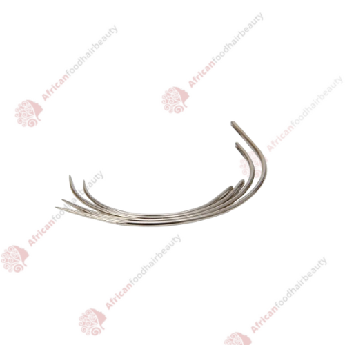 Curved Sewing Needle (4 pack) African Food Hair and Beauty Wholesalers